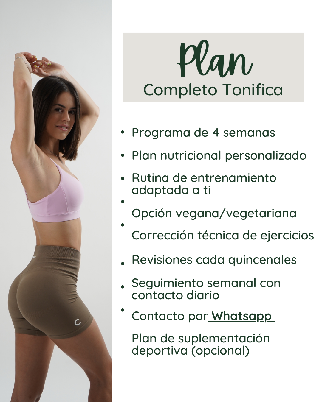 Plan Completo TONIFICA 3 meses